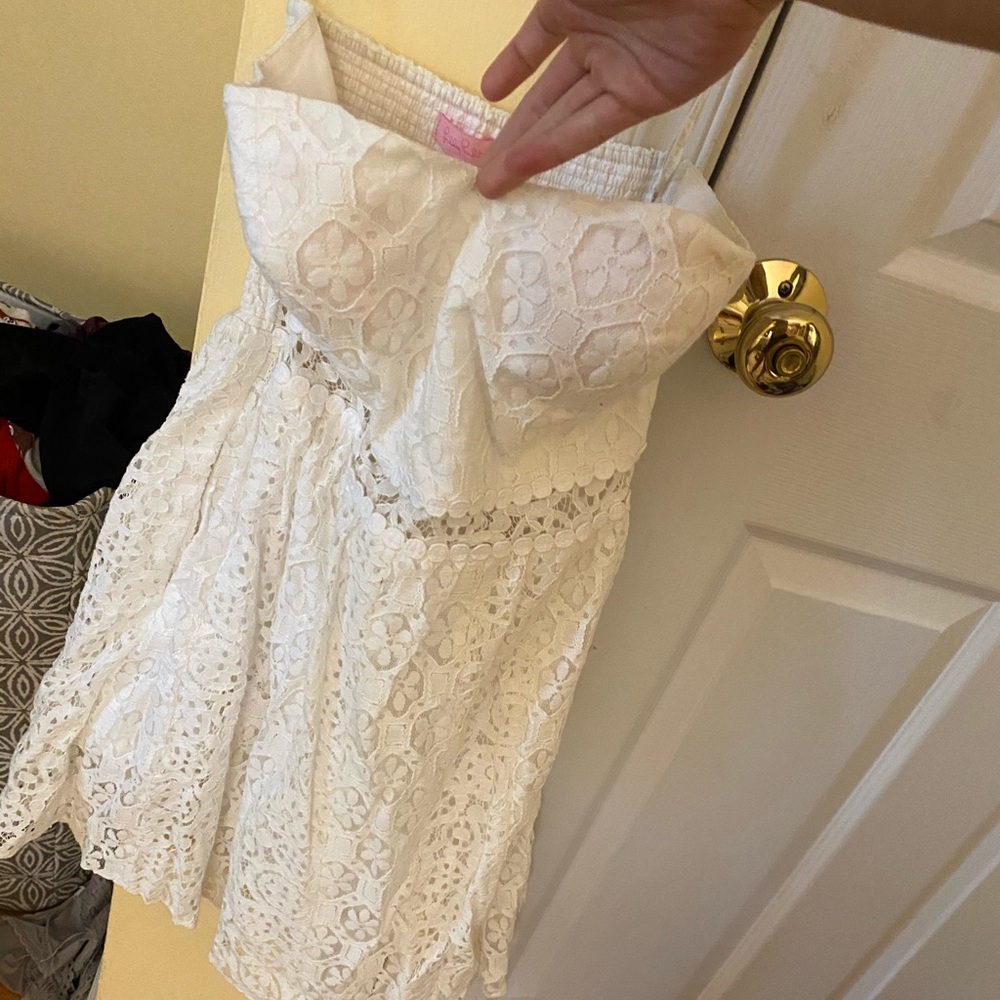 Lily Pulitzer strapless mini dress